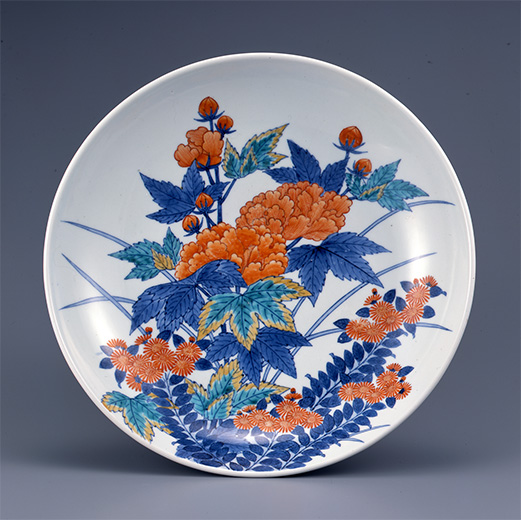 色绘轮宝羯磨纹香炉｜日本、东洋的陶瓷制品｜主要藏品｜冈田美术