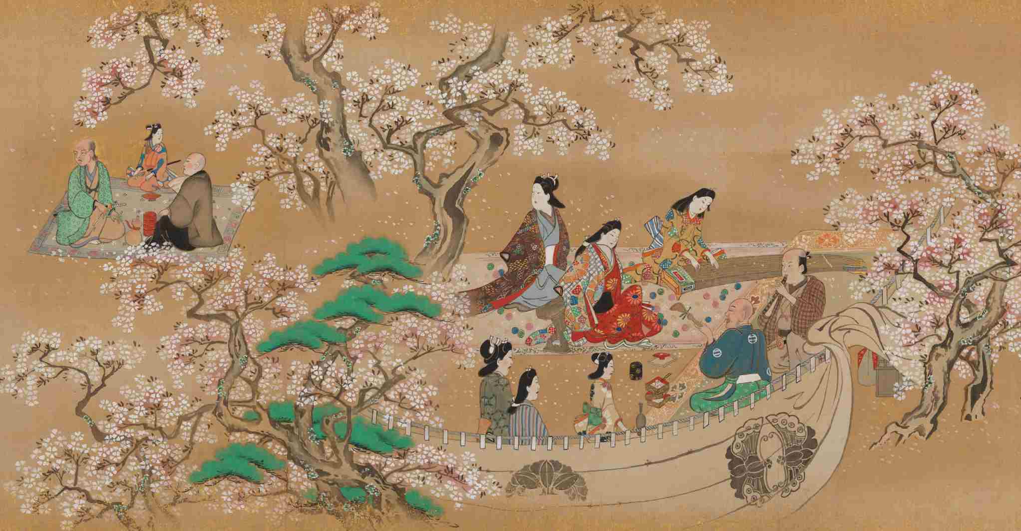 春秋花鳥図屏風｜展示中の日本・東洋の絵画｜コレクション｜岡田