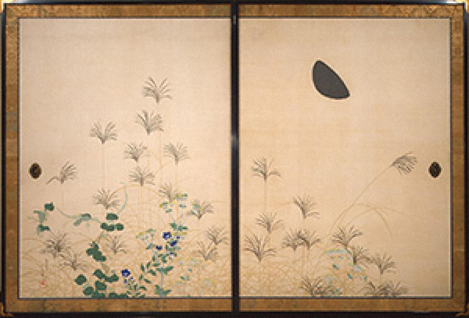 尾形光琳写　歌留多皿　１２客　村瀬桃岡 銹絵観鴎図角皿〈尾形乾山作／尾形光琳画〉 文化遺産オンライン