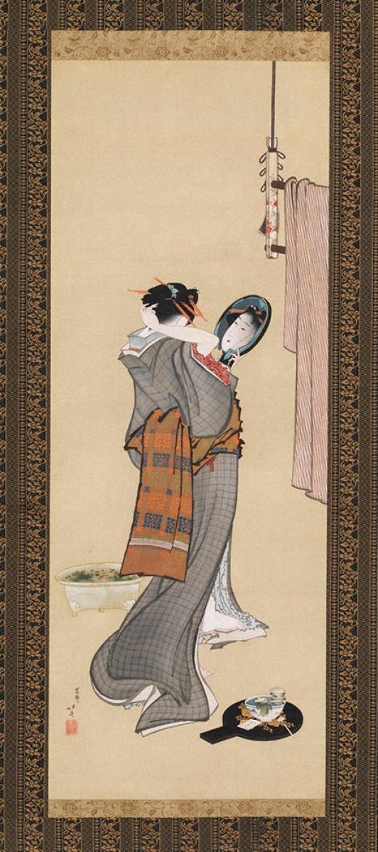 お値下げ　岡田眞治　野の花　日本画　肉筆 71BCBBwTAML._AC_UF350,